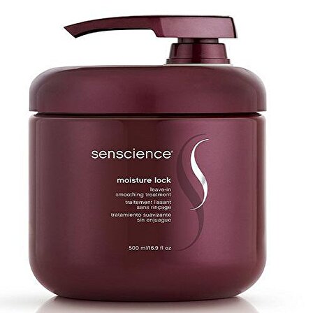 Senscience by Shiseido Moisture Lock 500ml (Nem Kilitleyici Durulanmayan Maske)