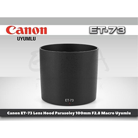 TEWISE Canon ET-73 Parasoley 100mm F2.8L USM IS Makro Lens Uyumlu