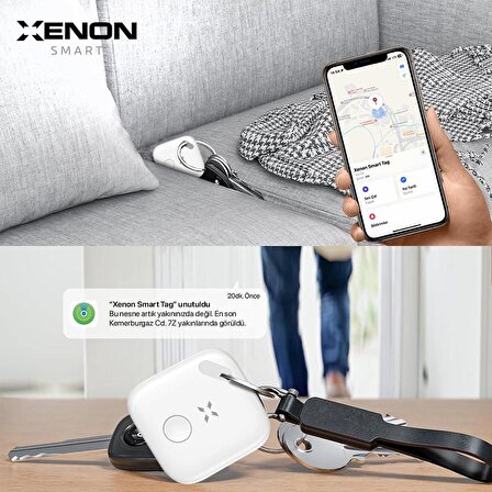Xenon Smart Smart Tag Akıllı Takip Cihazı  (Apple Lisanslı)