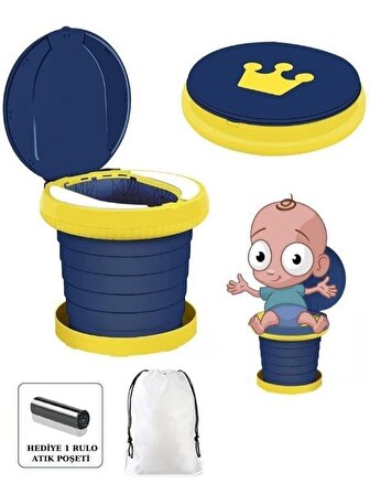 Katlanabilir Çocuk Tuvaleti Plus,Çok Fonksiyonlu Alıştırma Tuvaleti,Carry Potty,Taşınabilir Lazımlık