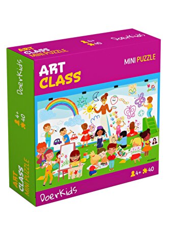 Sanat Sınıfı Mini Puzzle 40 Parça 4+ Yaş