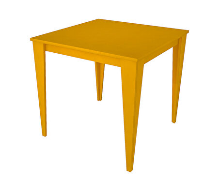 Yenice 70X70 Mutfak Masası Sarı