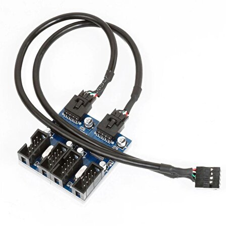 9 pin erkek to 4 port dişi usb 2.0 çoklayıcı kart