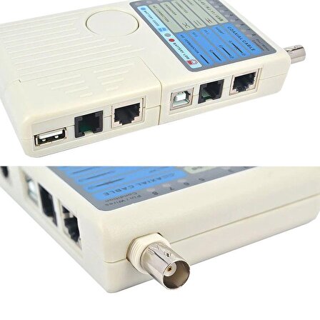 kablo tester RJ11 RJ45 USB BNC LAN ağ kablosu test cihazı