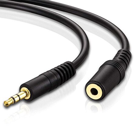 kulaklık uzatma kablosu 3,5mm stereo dişi erkek kablo 20m