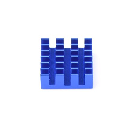 Pasif Chipset soğutucu 1.4*1.4.*6 mm alüminyum soğutucu mavi