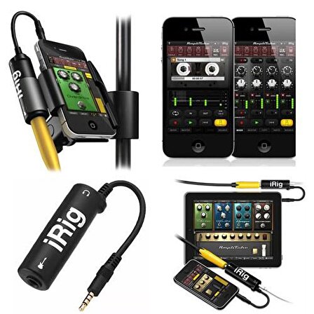 irig IK multimedia amplitube irig iPhone, iPad, iPod , Mac uyumlu