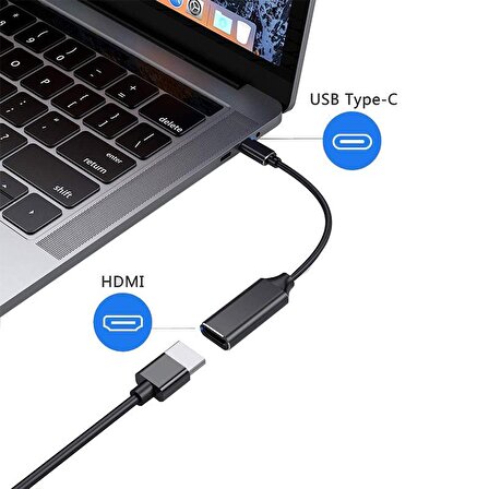 USB C Type c to HDMI adaptörü, Type c - 4k hdmı hdtv adaptör