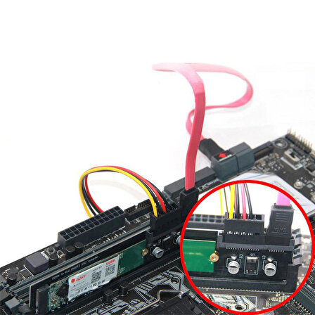 DDR2 ram slot to M.2 ngff ssd çevirici adaptör kartı