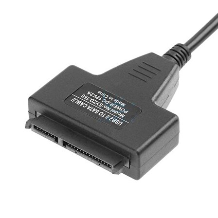 USB 2.0 to 7 + 15/22 pin sata 2.5 inç harici SSD HDD kablosu