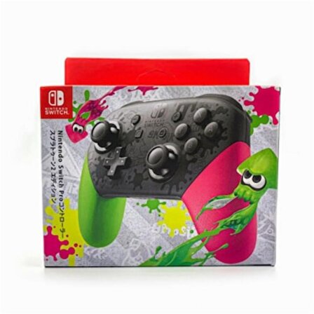 Nintendo Switch Splatoon 2 Pro Controller Kablosuz Oyun Kolu PC Uyumlu
