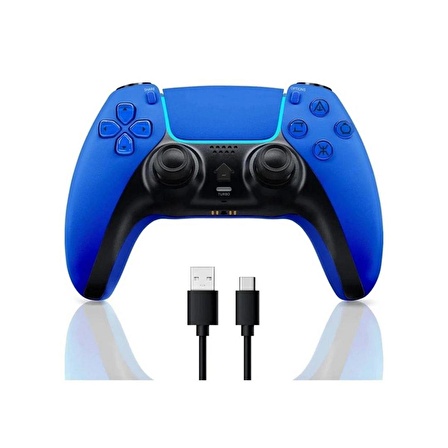 Cosmostech PLAYX PS4 ,PC , Android Tv , Tv Box Mobil Uyumlu Kablosuz Controller Gamepad Oyun Kolu Mavi