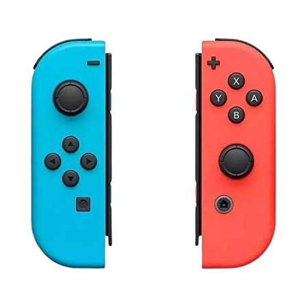 Cosmostech NS Switch Uyumlu 2'li J-C Joycon PAD Controller Gamepad Oyun Kolu Kırmızı-Mavi