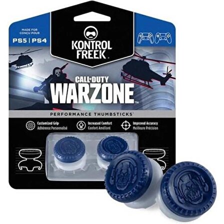 Cosmostech Kontrolfreek Call Of Duty WARZONE PS5/PS4 Uyumlu Analog Başlık Thumbsticks - Performans Yükseltici ve Koruyucu