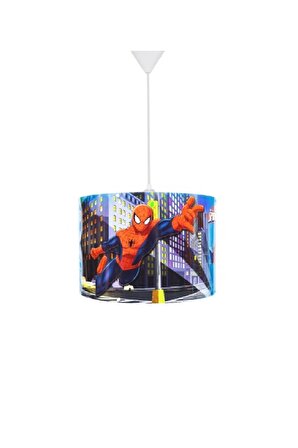 Spiderman Çocuk Odası Panorama Tavan Sarkıt-5004 Lisanslı