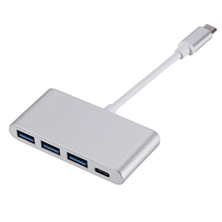 Winex 4in1 65W Type-C USB Çoğaltıcı Adaptör Port Hub 3xUsbA Giriş 1 PD Giriş