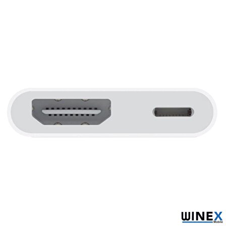 Winex Lightning to 4K Digital AV+Lightning Şarj Adapter Dönüştürücü