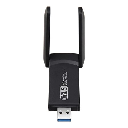 Winex Wifi5 AC1300Mbps 2.4G+5G Wifi Dongle USB 3.0 Adaptör 