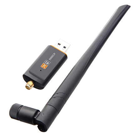 Winex 5Dbi Dual Band 2.4G+5G USB Wifi Adaptör Dongle AC 1200Mbps