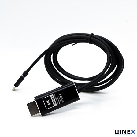 Winex Type-C to 4K Ultra HD 60Hz HDMI 2m Görüntü Altarım Kablosu