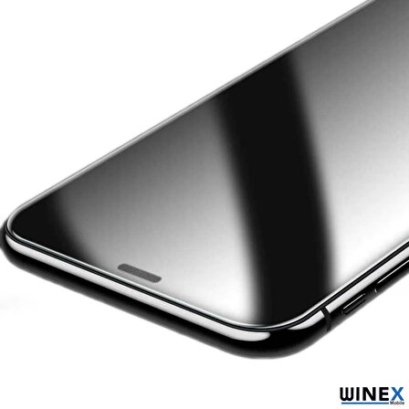 Samsung Galaxy ON8 Sadece Ön Mat Kılıflı Kesim Ekran Koruyucu Kaplama