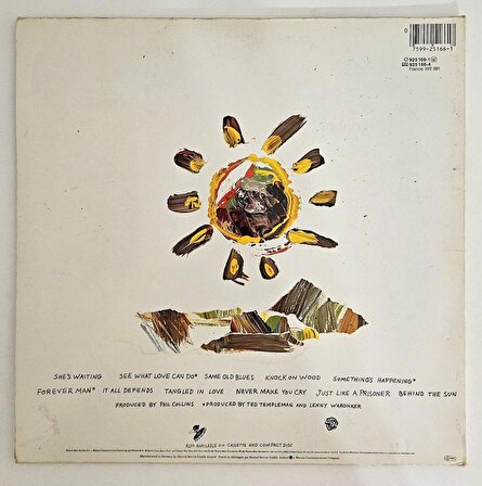 Eric Clapton - Behind The Sun (1985 EU Dönem Baskı, Açılır Kapak)