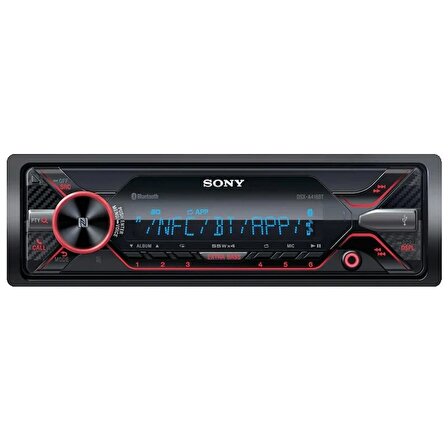 SONY DSX-A416BT USB/FM/AUX/BLUETOOTH OTO TEYP 4 X 55 WATT
