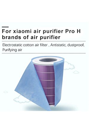 Filterhauzı Xiaomi Mi Uyumlu Air Purifier Pro H Için Toz Tutucu Filtre 10 Adet