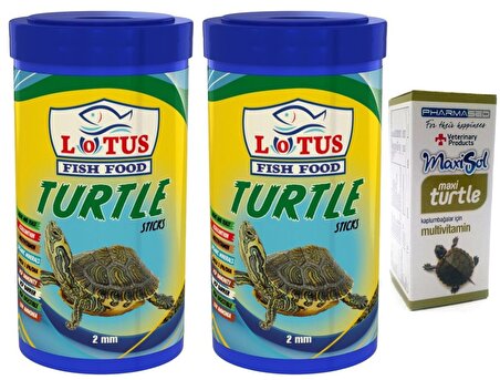 Turtle Green Sticks 2x100ml Kutu Kaplumbağa Yemi ve Multivitamin