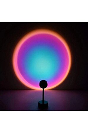 Gece Lambası Projektör 180 Derece Ayarlanabilir Dekoratif Sunset Lamba