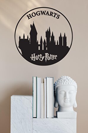 Duvar Sticker Harry Potter Hogwarts Bina Lisanslı Tasarım 30x30cm