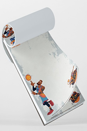 Notepad Space Jam2 A New Legacy Bloknot Tasarım Lisanslı 9x17 cm