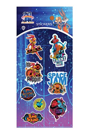 Sticker 3'lü Set Space Jam2 A New Legacy Lisanslı Etiket
