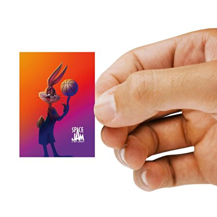 Sticker Space Jam2 LeBron James&Bugs Bunny Lisanslı Etiket