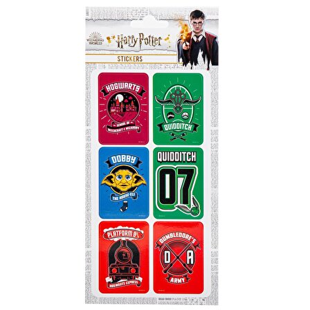 Sticker 3'lü Set Harry Potter Lisanslı Etiket Özel Tasarım