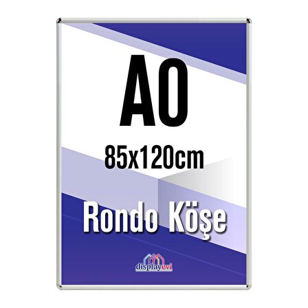 Alüminyum Çerçeve Rondo Köşe A0 | 85x120cm