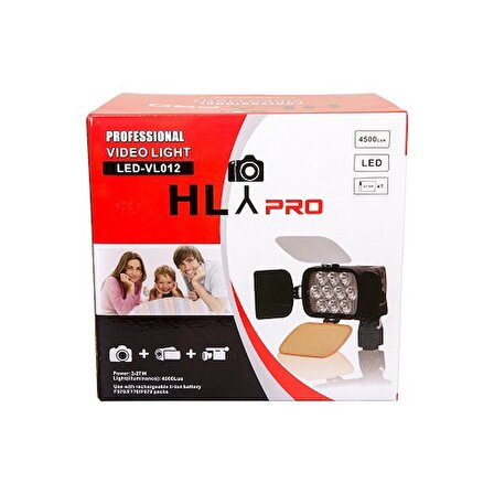 HLYPRO LED-VL012 Bi-Color Led Işık 3200-5500K