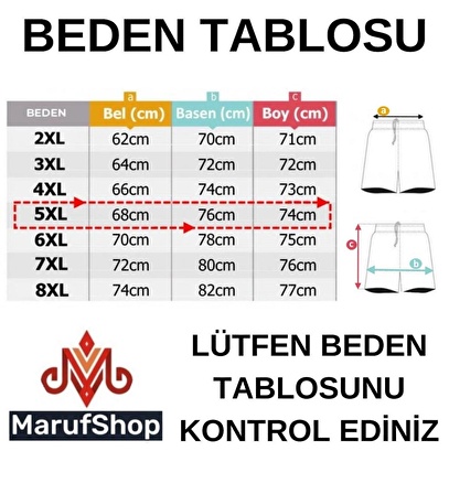 Erkek Büyük Beden 115-154 Kilo Arası İçin Uygun Penye Kapri NYC Antrasit