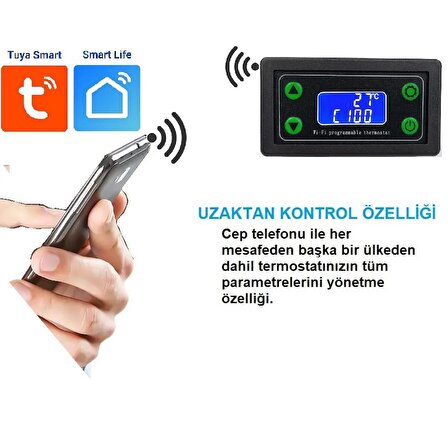 Yate10 Smart Wifi 220V 1000C 10A Termostat