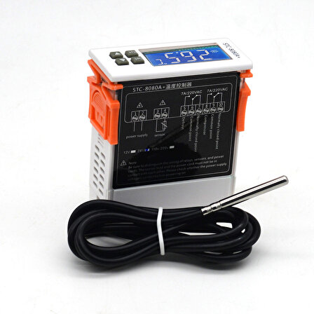 STC-8080A+ 220V 7A Soğutma&Defrost Termostat