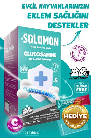 Glucosamine Tablet (kedi Ve Köpekler Için Eklem Ve Kas Destekleyici Takviye 75 Tablet)