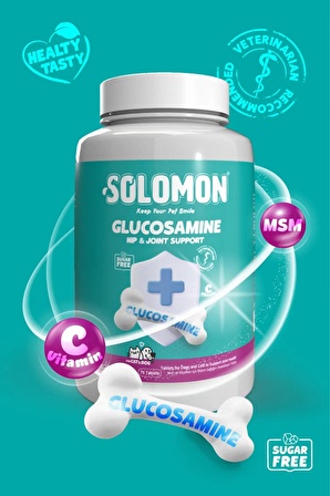 Glucosamine Tablet (kedi Ve Köpekler Için Eklem Ve Kas Destekleyici Takviye 75 Tablet)