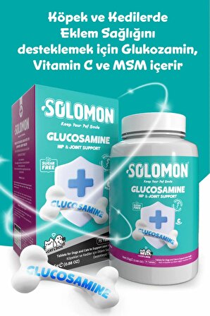 Glucosamine Tablet (kedi Ve Köpekler Için Eklem Ve Kas Destekleyici Takviye 75 Tablet)