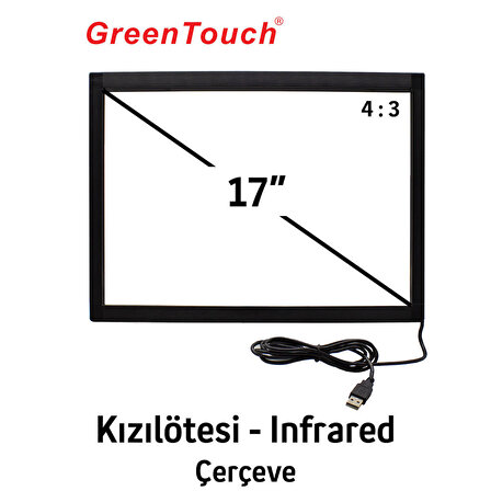 17" Green Touch IR Dokunmatik 10 Nokta