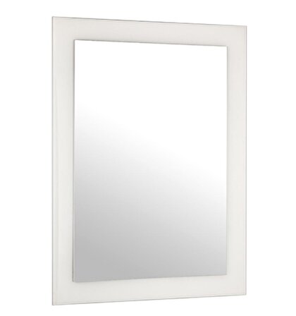 T-MAY Kare Beyaz Ayna 55 Cm