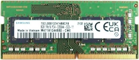 Samsung 8GB 3200MHz DDR4 PC4-25600 M471A1G44BB0-CWE NOTEBOOK RAM BELLEK