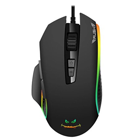 RUSH FIGHTER RM42 12.800 DPI RGB Gaming Oyuncu Mouse