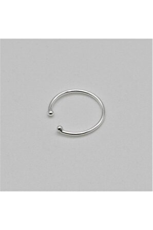 925 Ayar Gümüş Halka Burma Hızma Burun Piercing Nose Ring