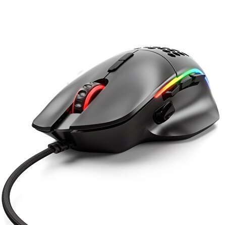 Glorious Model  I Kablolu Mat Siyah RGB Oyuncu Mouse GLO-MS-I-MB