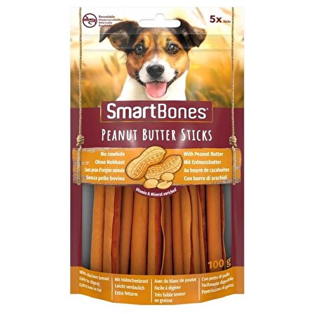Smart Bones Fıstık Ezmeli Sticks Köpek Ödülü 5li